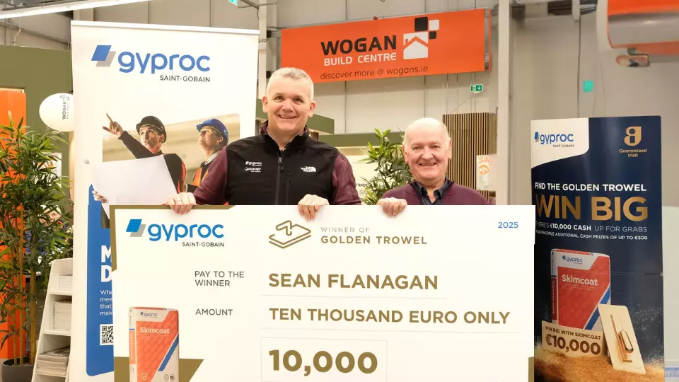 Sean and Ollie with Cheque