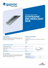 RB1 Resilient Bar | Gyproc Ireland